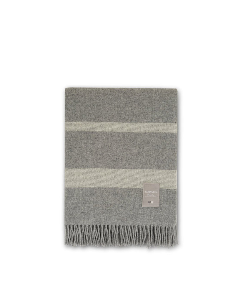 Lexington Soft Wool Throw - Grey