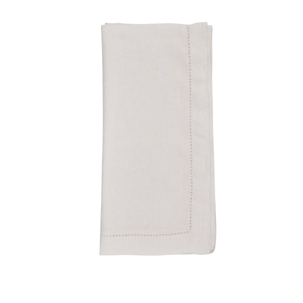White 100% Linen Napkins