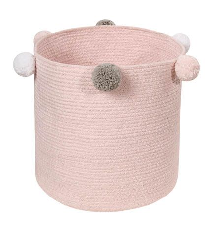 Bubbly Cotton Basket - Pink
