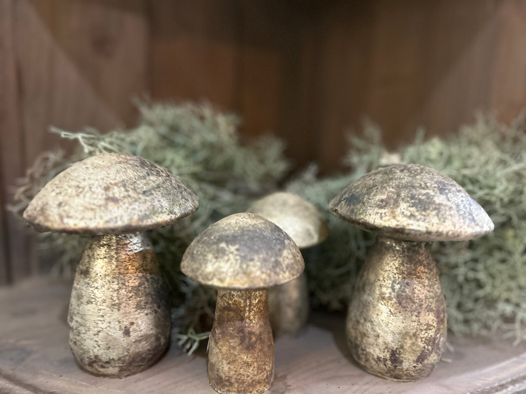 Copper Mushroom Decor