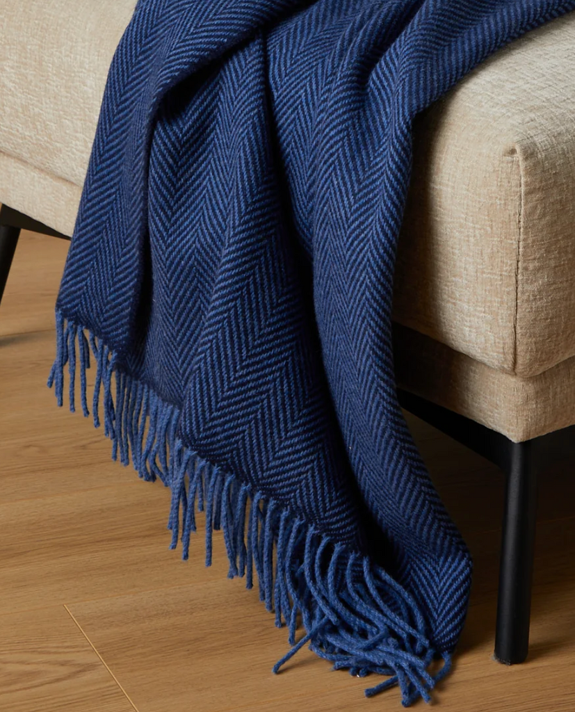 Foxford Cong Cashmere and Lambswool Throw