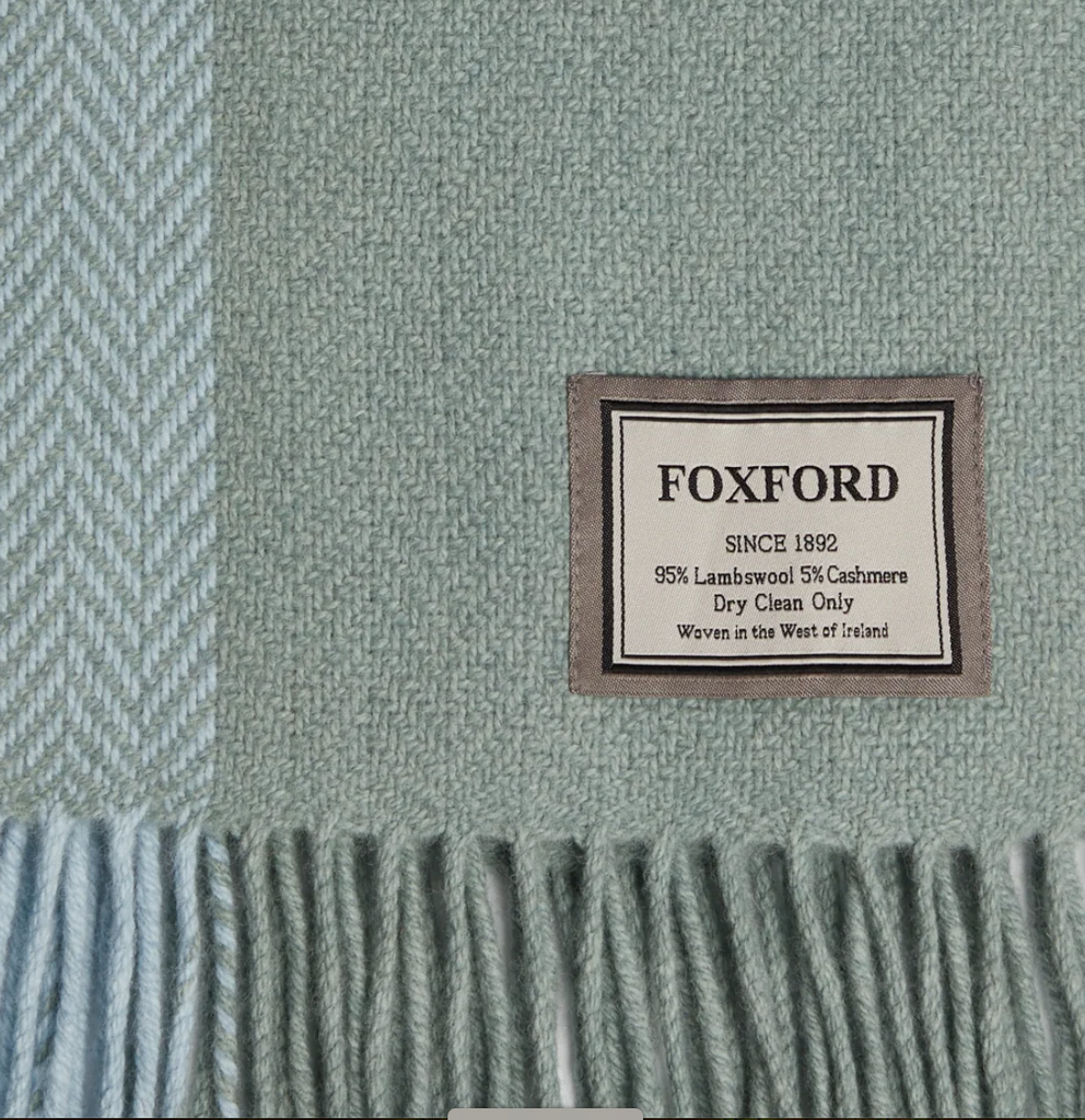 Foxford Tara Cashmere and Lambswool Throw