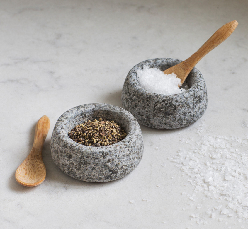 Granite Salt & Pepper Pots