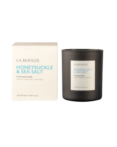 Honeysuckle and sea salt candle la bougie