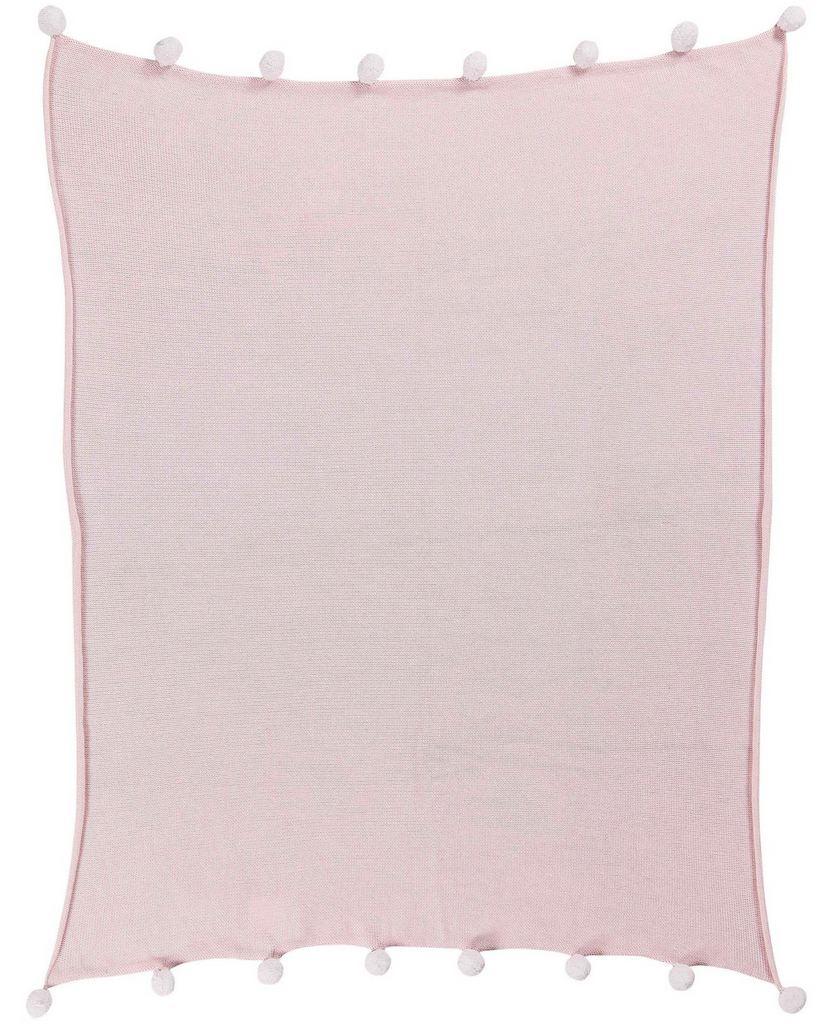 Lorena Canals Bubbly Soft Pink Baby Blanket