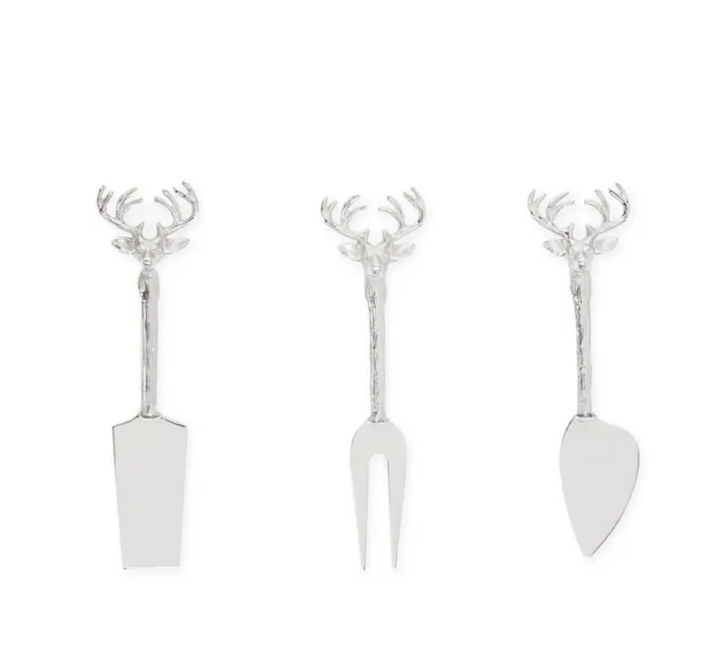 Stag 3Pc Cheese Knife Set