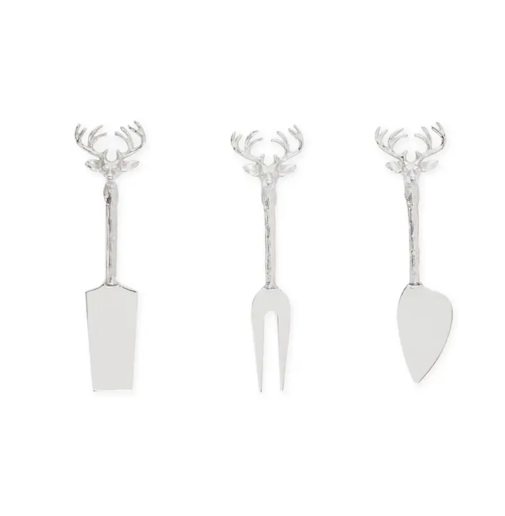 Stag 3Pc Cheese Knife Set