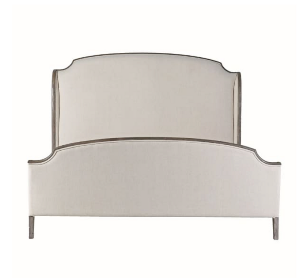 superking upholstered bed Front view