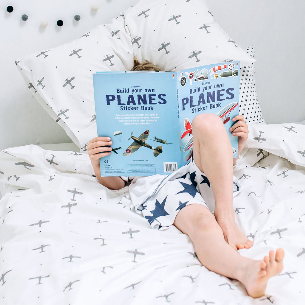 Mini Planes Fitted Sheet
