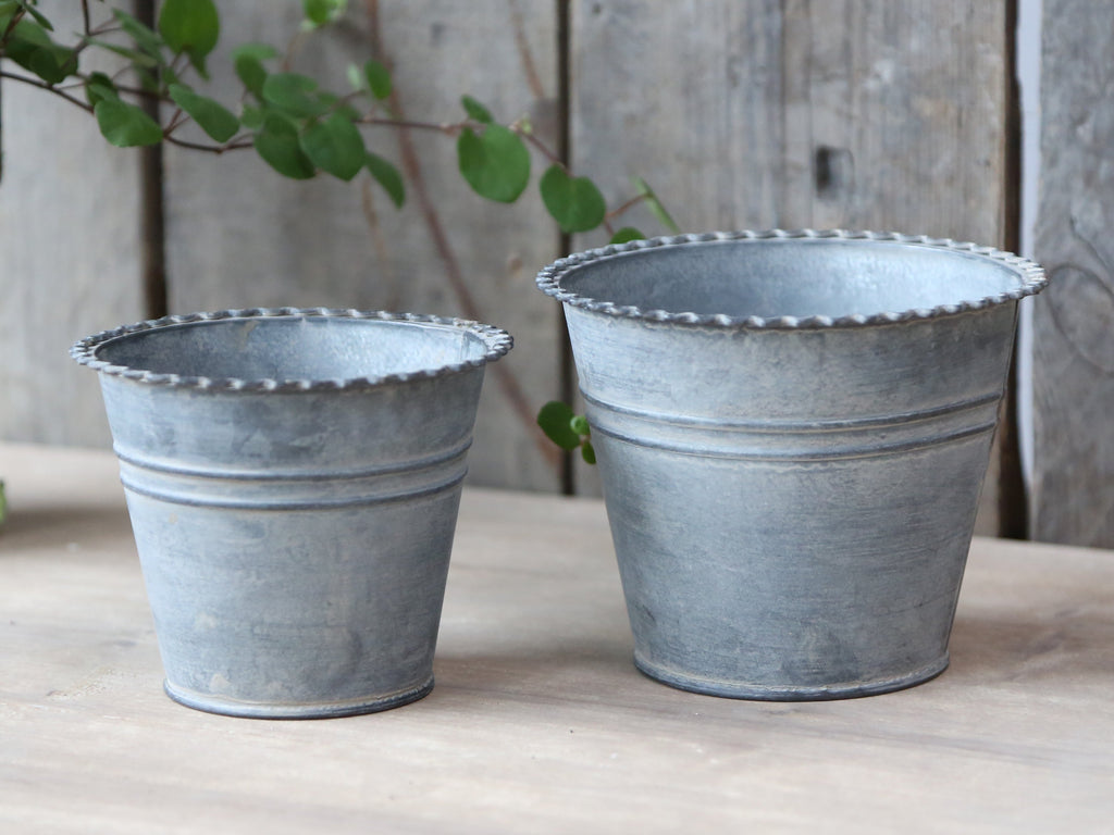 French Flower Pots - Set of 2