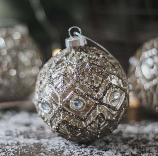 Glass Bauble - Willow and Grey Interiors