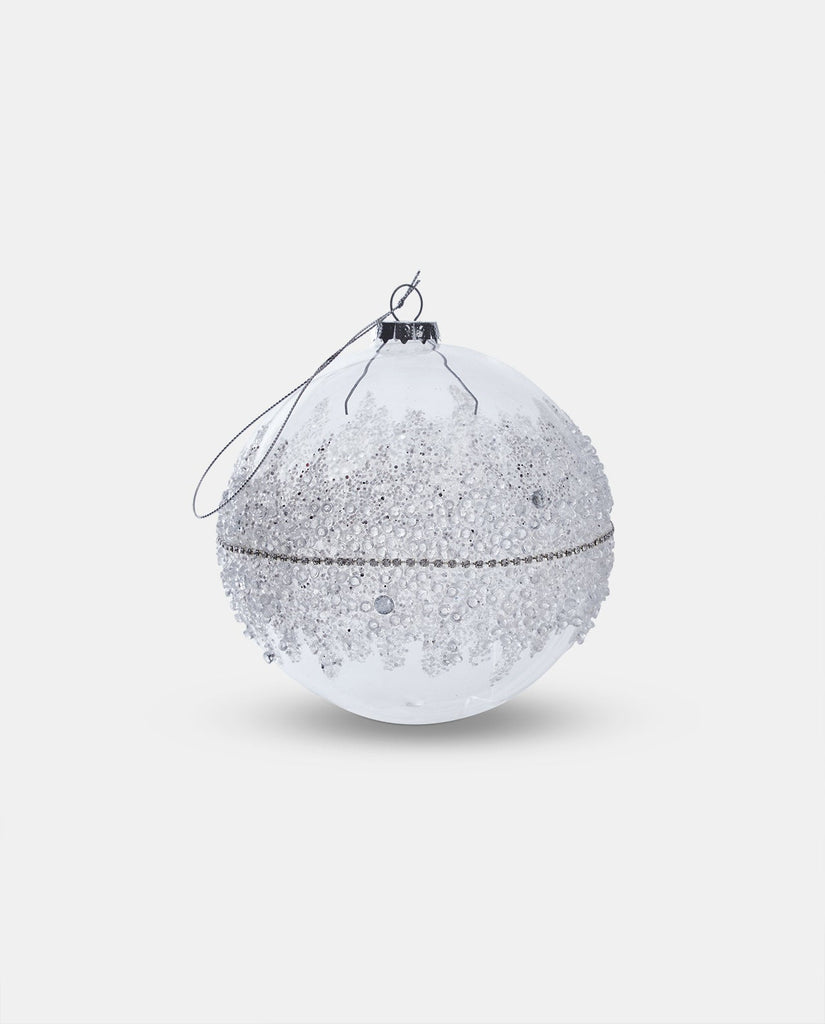 Glass crystal bauble - large