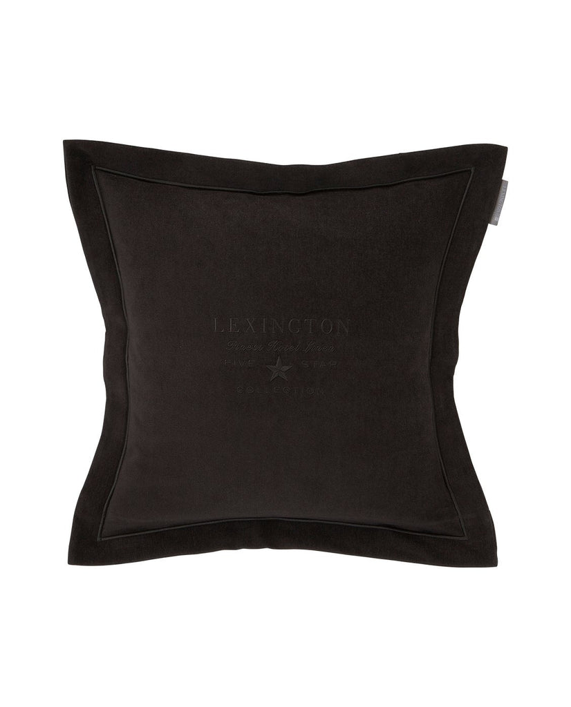 Lexington Embroidered Velvet Sham Cushion Cover - Navy