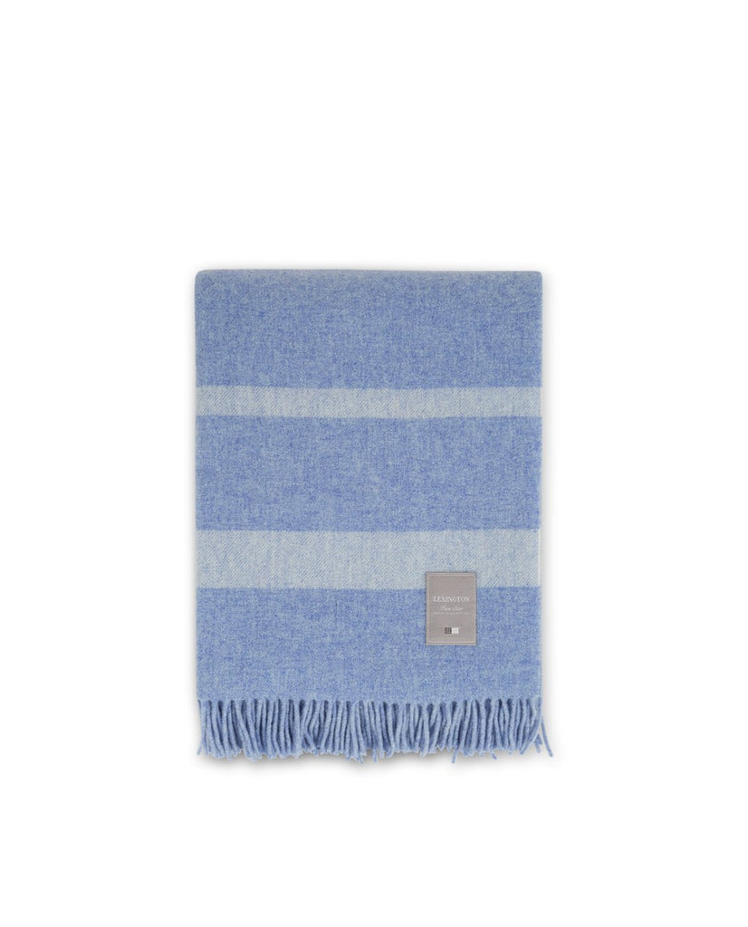 Lexington Soft Wool Throw - Blue