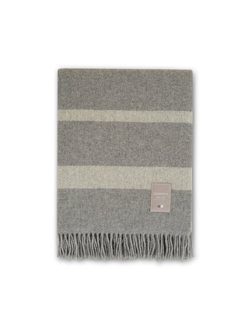Lexington Soft Wool Throw - Grey